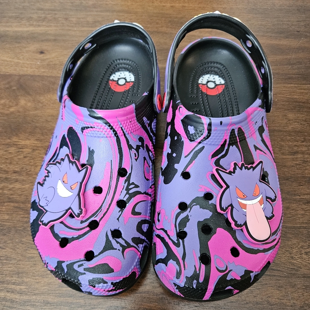 Pokemon Gengar Crocs